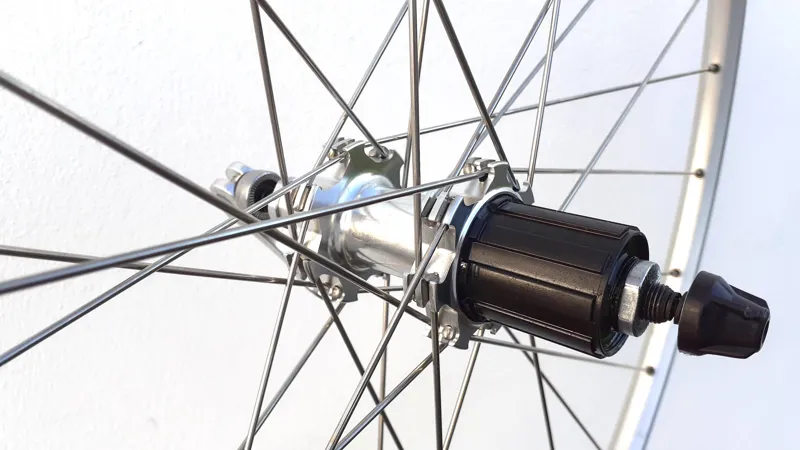 Mavic Open Sport Rims Built on Specialized Hubs in Silver-2